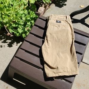 Boys Van's khaki shorts